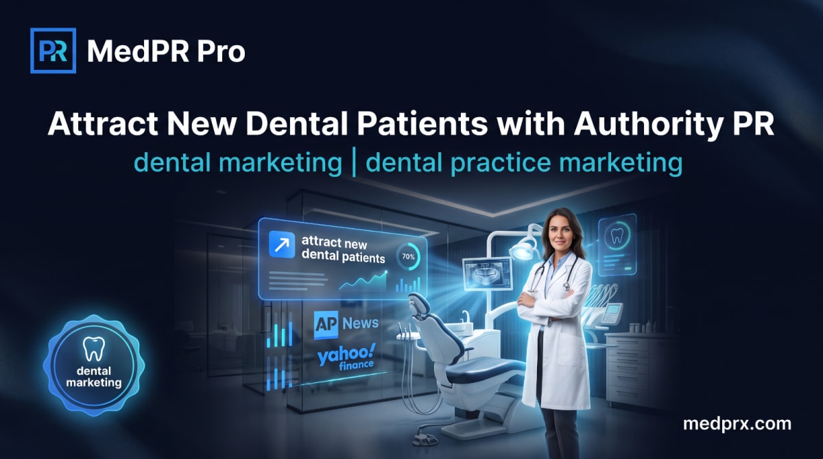MedPR Pro Unveils Advanced Dental Marketing PR Strategy for High-Value Patient Acquisition