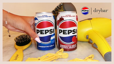 PEPSI® PREBIOTIC COLA AND DRYBAR® ARE GIVING YOUR GETTING-READY RITUAL A REFRESH